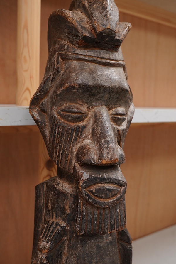 An African tribal figural carving